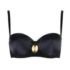 Balconett-BH ELISABETH Mit Kristall-Medaillon Von Escora
