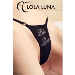 Lola Luna String LOLITA Schwarz Mit Strass