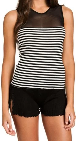 Seide-Baumwolle Camisole-Shirt ARONA Von Gattina -Modische Unterwäsche seide baumwolle top 81201 schwarz champagner gattina 3 1