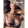 Seide Bügel BH FEMME GLAMOUR Altrosa-schwarz Von Aubade -Modische Unterwäsche seide buegel bh md14 altrosa femme glamour aubade