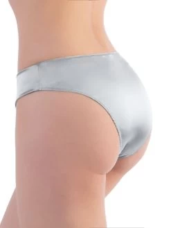 Seta Superior Stretchseide Slip MITICO Cotton Club -Modische Unterwäsche seide dessous 3zm mitico 08 seta superior cotton club silber 1 1