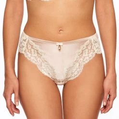 Seide Hoher Slip ADRIANA Von Millesia -Modische Unterwäsche seide hoher slip adriana m1385 goldsand millesia lingerie 1