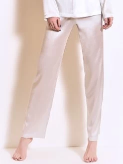 Seide Pyjamahose SETA No. 10 Von Chiara Fiorini -Modische Unterwäsche seide hose gc 180bis silber chiara fiorini