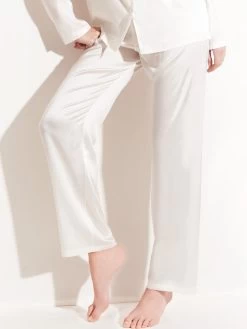 Seide Pyjamahose SETA No. 10 Von Chiara Fiorini -Modische Unterwäsche seide hose gc180 bis elfenbein weiss chiara fiorini