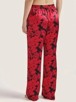 100% Seide Hose TOI MON AMOUR Rot-schwarz Von Aubade -Modische Unterwäsche seide hose qs60 1 opera rot schwarz 3 toi moi amour aubade