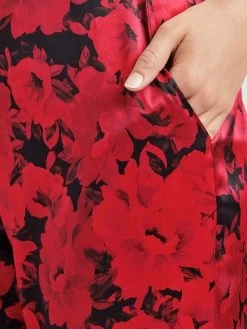 100% Seide Hose TOI MON AMOUR Rot-schwarz Von Aubade -Modische Unterwäsche seide hose qs60 1 opera rot schwarz 5 toi moi amour aubade