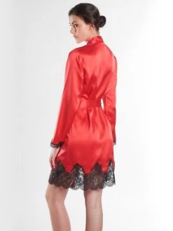 100% Seide Kimono TOI MON AMOUR Viele Farben Von Aubade -Modische Unterwäsche seide morgenmantel ms65 2 rouge passion soie d amour aubade 2 1