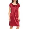 Seide Kurzarm Nachtkleid SEDUZIONE DI SETA Von Gattina 2 Seide Kurzarm Nachtkleid SEDUZIONE DI SETA Von Gattina -Modische Unterwäsche seide nachtkleid ruby 381423 gattina