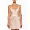 Seide Negligé ADRIANA Von Millesia 2 Seide Negligé ADRIANA Von Millesia -Modische Unterwäsche seide neglige goldsand creme m1390 adriana millesia 1