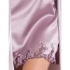 Seide Neglige GLICINE Malve-flieder Von Chiara Fiorini -Modische Unterwäsche seide negligee g9600 flieder chiara fiorini 3