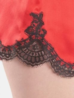 100% Seide Shorts TOI MON AMOUR Uni Farben Von Aubade -Modische Unterwäsche seide shorts ms61 5 rouge passion soie d amour aubade 2 3 1