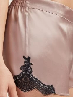 100% Seide Shorts TOI MON AMOUR Uni Farben Von Aubade -Modische Unterwäsche seide shorts qs61 sonate altrosa schwarz 5 toi moi amour aubade 2 1 2 1