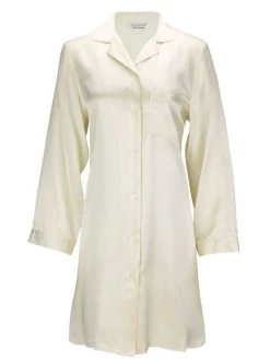 100% Seide Langarm Sleepshirt KLASSIK SATIN Von Eva B. Bitzer -Modische Unterwäsche seide sleepshirt 27319869 champagner eva bitzer 1 1 1