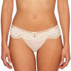 Seide Slip ADRIANA Von Millesia -Modische Unterwäsche seide slip adriana m1380 goldsand millesia lingerie