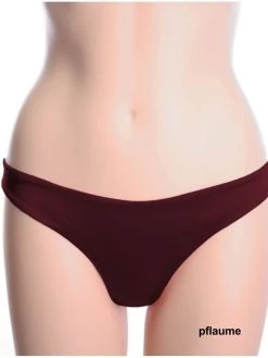 Seta Superior Stretchseide Brasiliana VITALE Uni Cotton Club -Modische Unterwäsche seide slip vitale pflaume cotton club 1 1 1