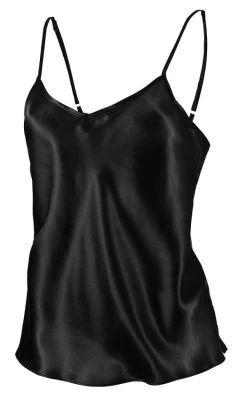 Seidentop SETA No. 6 Uni Von Chiara Fiorini 28 Seidentop SETA No. 6 Uni Von Chiara Fiorini -Modische Unterwäsche seide spaghetti top gc184 schwarz chiara fiorini 2