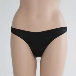 Seiden-String Mit Schleife NIKOLE Von Exilia -Modische Unterwäsche seide string nina schwarz exilia