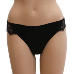 Seide String ROSALIE Von Cotton Club -Modische Unterwäsche seide string rosalie schwarz cotton club