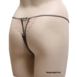 Seta Superior Stretchseide String SUBLIME Von Cotton Club -Modische Unterwäsche seide string sublime taupe apricot cotton club b