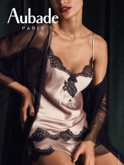 100% Seide Top TOI MON AMOUR Klassische Farben Von Aubade -Modische Unterwäsche seide top shorts qs38 qs61 sonate toi mon amour aubade 4 1 1 1