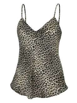 100% Seide Trägertop KLASSIK SATIN Viele Farben Von Eva B. Bitzer -Modische Unterwäsche seide traegertop 27318213 leopard bitzer 1 1 1 1