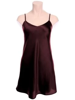 Seta Superior Seide Unterkleid INTENSA Glatt Von Cotton Club -Modische Unterwäsche seide unterkleid intensa pflaume cotton club 1 1 1 1 1 1 1