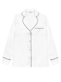 100% Seide Schlafanzug Elisabetha MOONLIGHT WHITE Von Radice -Modische Unterwäsche seidenpyjama elisabetha moonlight white radice 5