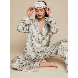 100% Seide Schlafanzug Elisabetha SEPTEMBER Von Radice 3 100% Seide Schlafanzug Elisabetha SEPTEMBER Von Radice