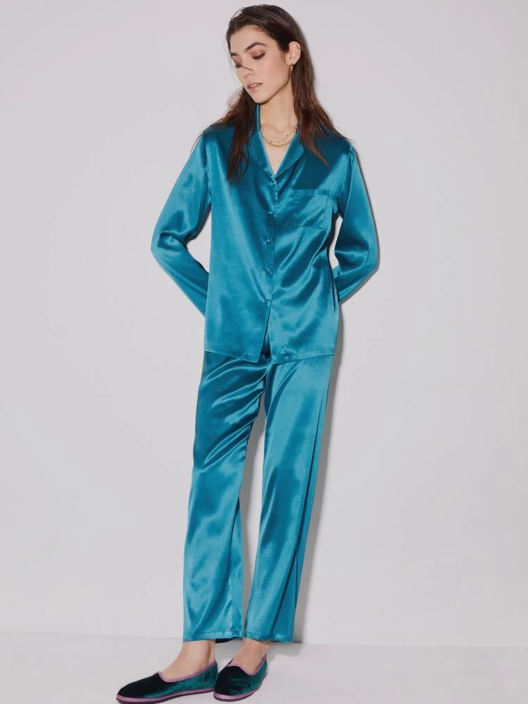 Seide Pyjama 2-tlg. SETA No. 9 Von Chiara Fiorini 5 Seide Pyjama 2-tlg. SETA No. 9 Von Chiara Fiorini – Bild 3