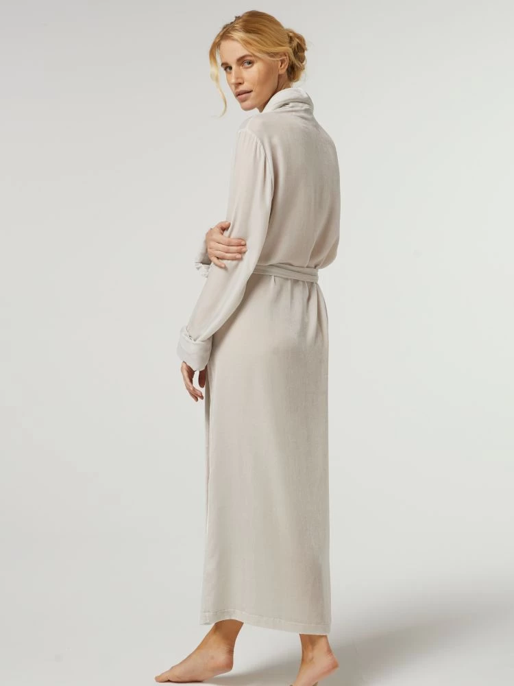 Seide-Viscose Samt Morgenmantel Lang DANIELA Elegant Von Vivis 10 Seide-Viscose Samt Morgenmantel Lang DANIELA Elegant Von Vivis – Bild 8