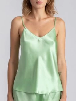 Seidentop CARLA Von Vivis -Modische Unterwäsche seidentop carla mint v00001 sage vivis 2