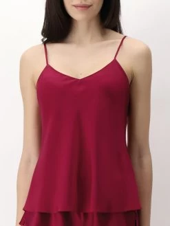 Seidentop 100% Seide CLASSICO Von Luna Di Seta - Viele Farben 29 Seidentop 100% Seide CLASSICO Von Luna Di Seta - Viele Farben -Modische Unterwäsche seidentop vlst08005 rouge luna di seta 3 2 1 1