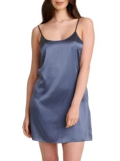 Seidenunterkleid SEDUZIONE DI SETA Stretchseide Von Gattina -Modische Unterwäsche seidenunterkleid stonegrey 381400 seducione di seta gattina 2 1