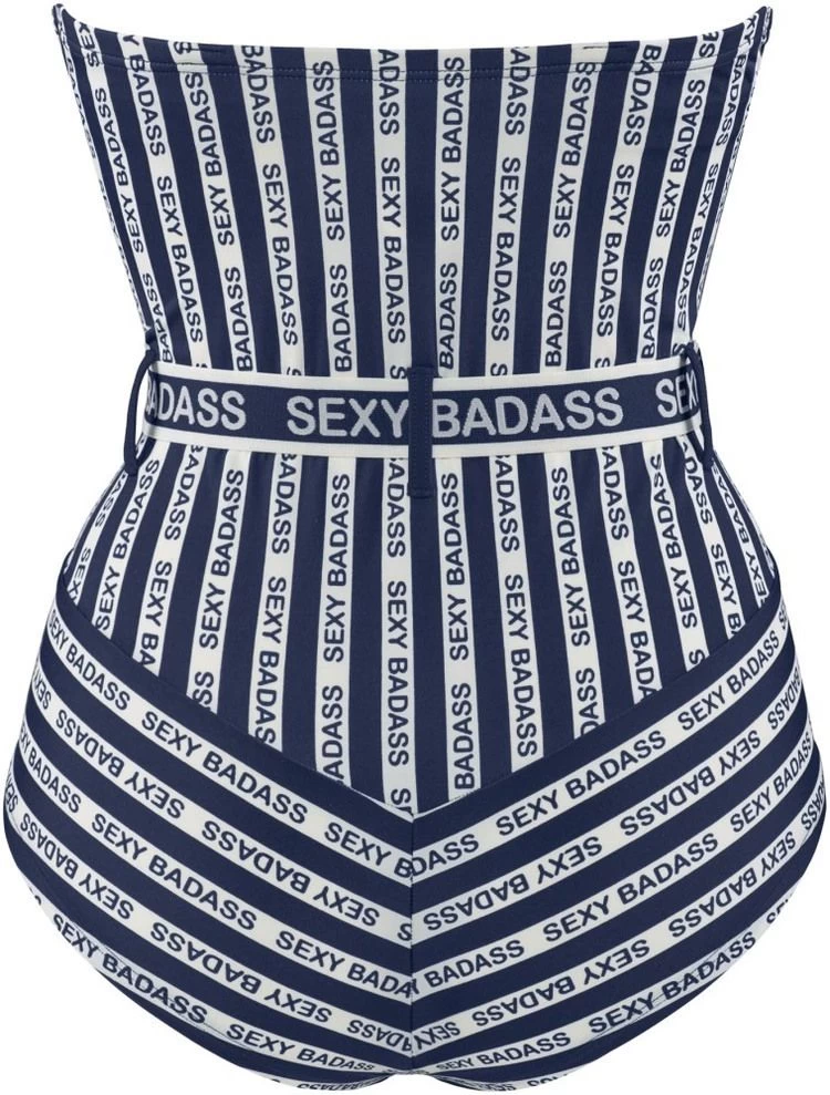 Badeanzug SEXY BADASS Blau-weiss Von Marlies Dekkers 7 Badeanzug SEXY BADASS Blau-weiss Von Marlies Dekkers – Bild 5