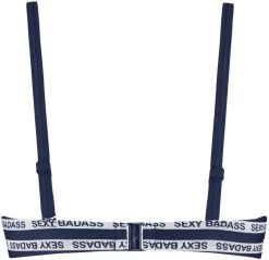 Bandeau Bikini SEXY BADASS Blau-weiss 2 Tlg. Von Marlies Dekkers -Modische Unterwäsche sexy badass bikini blau weiss 35020 b 2 marlies dekkers 2