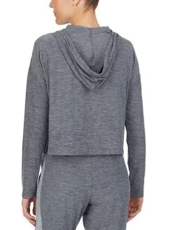 Kurz-Hoodie THE WARM UP Von DKNY Sleepwear -Modische Unterwäsche shirt 07 yi2022401 036 dark grey 0125 dkny