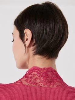 Merino Wolle-Seide Stehkragen Shirt Gerippt Fuchsia Calais Spitze Von Oscalito 10 Merino Wolle-Seide Stehkragen Shirt Gerippt Fuchsia Calais Spitze Von Oscalito -Modische Unterwäsche shirt langarm leavers spitze fuxia 6623 oscalito 4