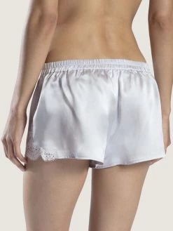 100% Seide Shorts SOIE D´AMOUR Exquisit Aubade -Modische Unterwäsche shorts seide silber ms61 soie d amour aubade 3 1 1