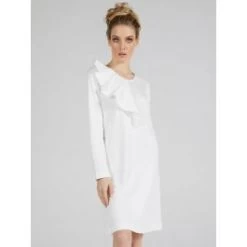 100% Baumwolle Nachtkleid WKND No. 5 Knielang Sahneweiß Von Verdiani