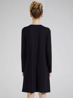 Modal Sleepshirt WKND No. 4 Knielang Schwarz-puder Von Verdiani -Modische Unterwäsche sleepshirt modal schwarz 3608 verdiani weekend 2