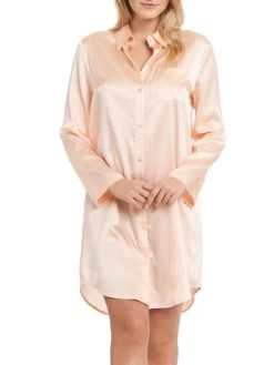 Seide Sleepshirt SEDUZIONE DI SETA Fein Von Gattina -Modische Unterwäsche sleepshirt seide 381453 pearlypink gattina 1 1 1 1