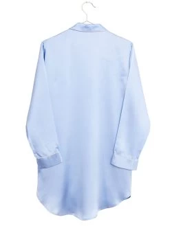 100% Seide Sleepshirt CAMILLA UNI Von Radice -Modische Unterwäsche sleepshirt seide camilla candy blue hellblau radice 2 5