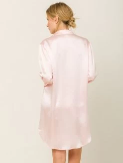 100% Seide Sleepshirt CAMILLA UNI Von Radice -Modische Unterwäsche sleepshirt seide camilla candy rose rosa radice 3 5