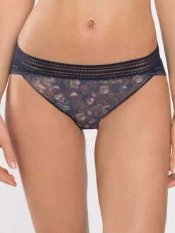 Tüll Slip MISS LEJABY EGLANTINE Bleu Von Maison Lejaby -Modische Unterwäsche slip blau 19463 miss maison lejaby