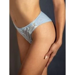 Tüll-Slip KAIL Hellblau Von Cotton Club Oro Edelweiss