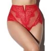 High Waist Brazilian Slip BLACK SWAN Von Prelude Milano -Modische Unterwäsche slip brazilian high waist rot yd281 black swan prelude