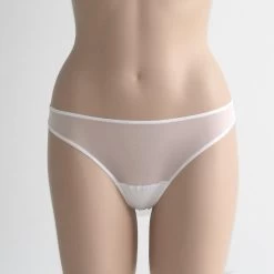 Tüll- String PETITS BIJOUX Von La Perla -Modische Unterwäsche slip champagner beige la perla