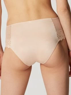 MAISON LEJABY Hoher Slip Mit Spitze GABY Von Maisonlejaby -Modische Unterwäsche slip puder 13864 gaby maison lejaby 2 1