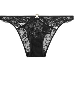 Hüftslip PRECIOUS TALE Mit Leavers Spitze Von Aubade -Modische Unterwäsche slip re20 schwarz precious tale aubade 7