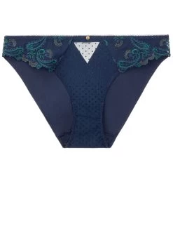 Rioslip VELVET MEMORIES Von Aubade -Modische Unterwäsche slip rio blau rb22 velvet memories